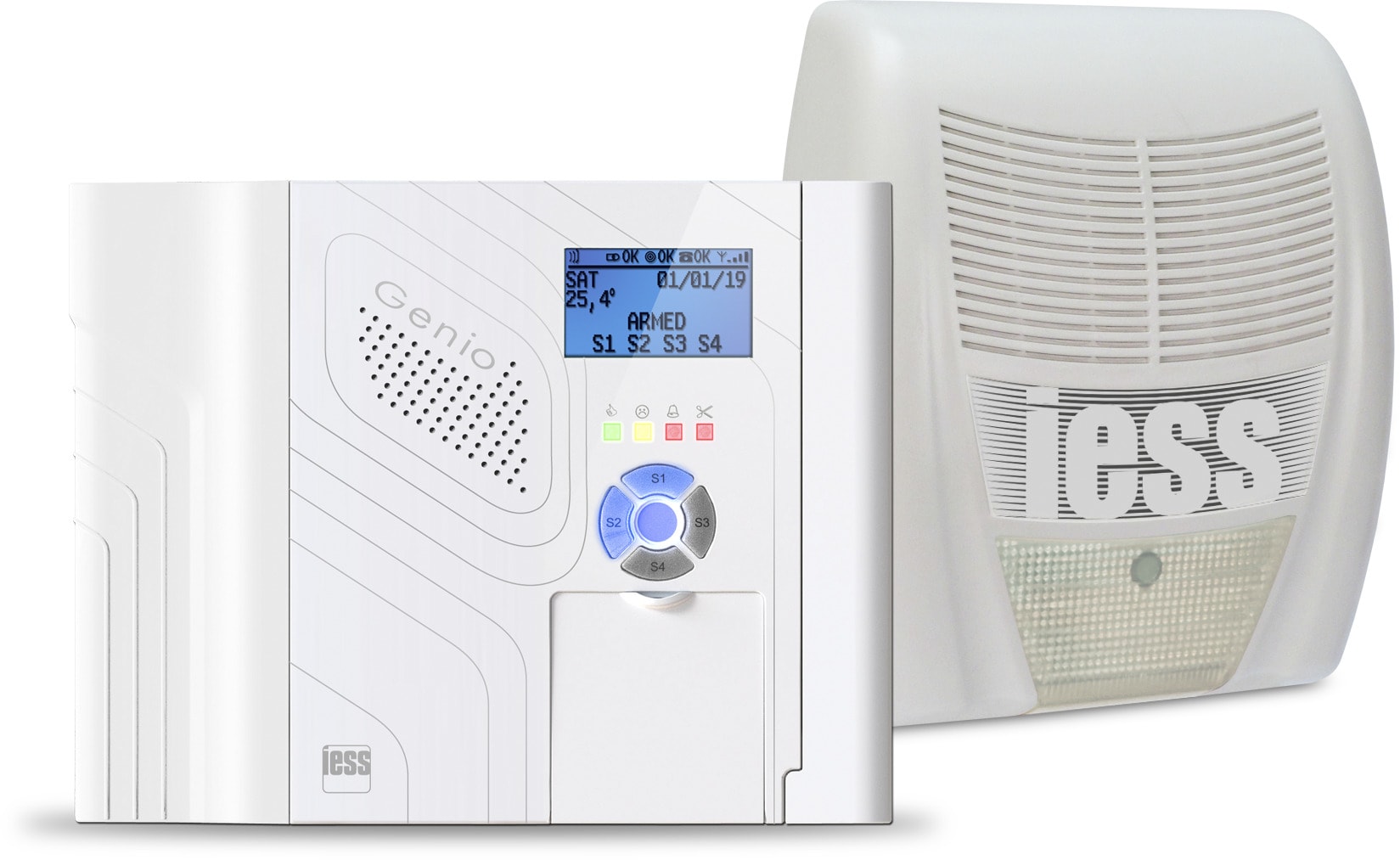IESS SRL - EAAKIT1230 KIT GENIODOMO + SIRENA SEI400FB