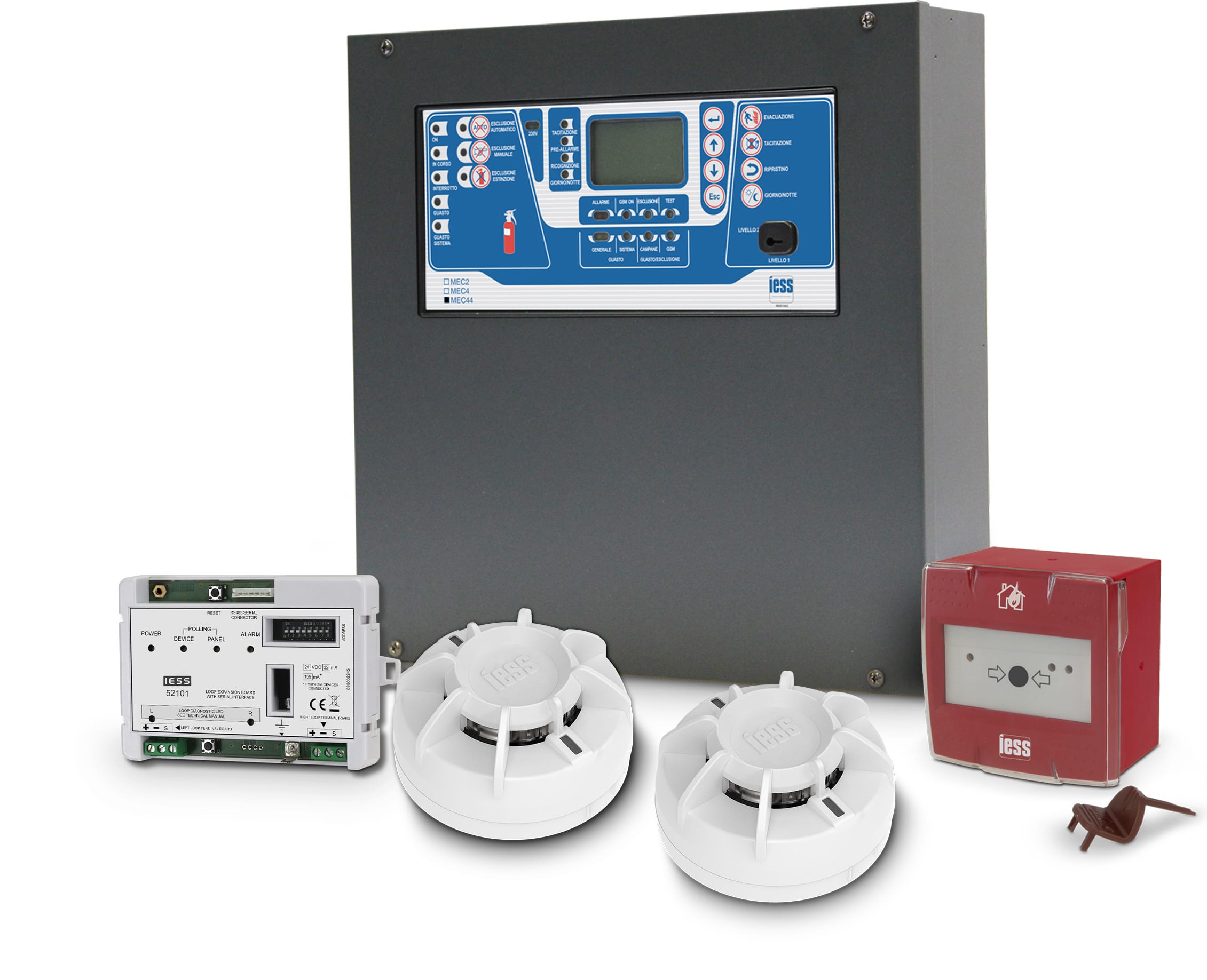 IESS SRL - EAAKIT2144B KIT INCENDIO MEC44+52101N+52106+2X32204