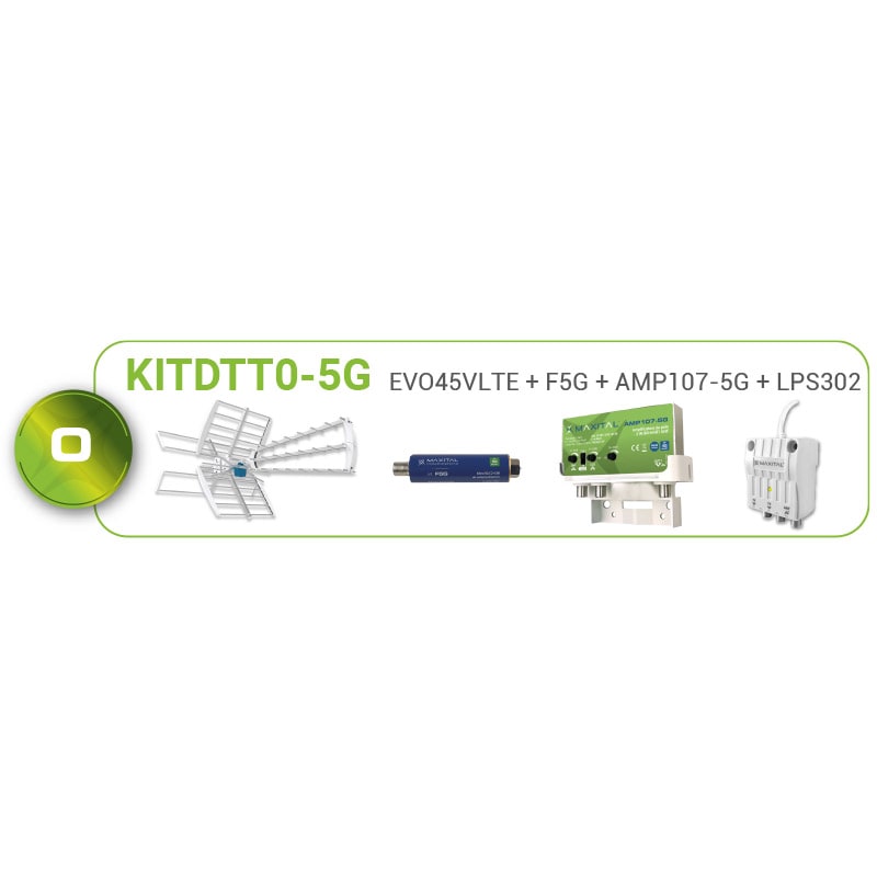 FTE MAXIMAL ITALIA S - FTEKITDTT0-5G KITDTT0-5G EVO45V+F5G+AMP107-5G+LPS302