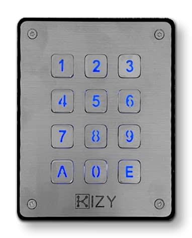 IESS SRL - EAAKIZYTA TASTIERA ANTIVANDALO STAND-ALONE+ALIM.