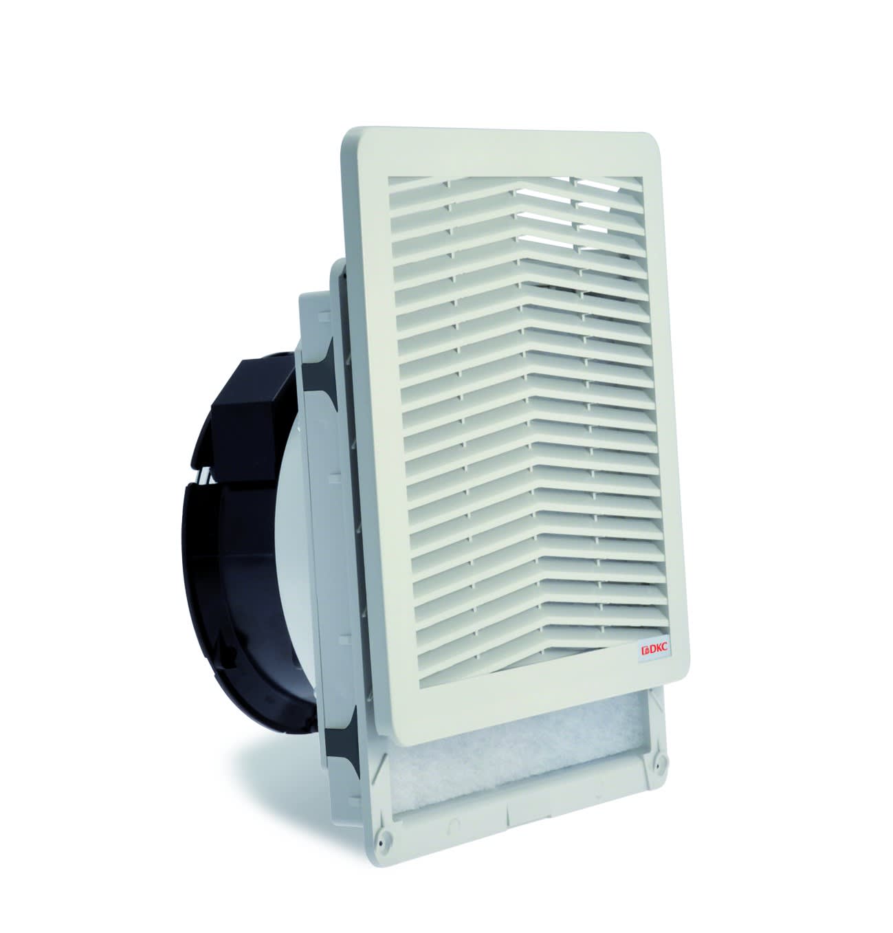 DKC-RAMKLIMA - KLMR5KV1524 Filtro di dimensioni 250 x 250 mm, con ventilatore 24Vac