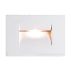 ROSSINI - RSSKOR003B SEGNAPASSO ORIZZONTALE BIANCO LED 3W 35? IP65 3000K CRI80