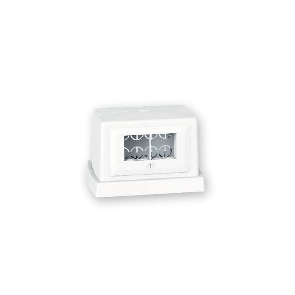 ARNOCANALI SPA - ARNKP2504L.3 TORRETTA 4+4 MOD BTICINO BIANCO