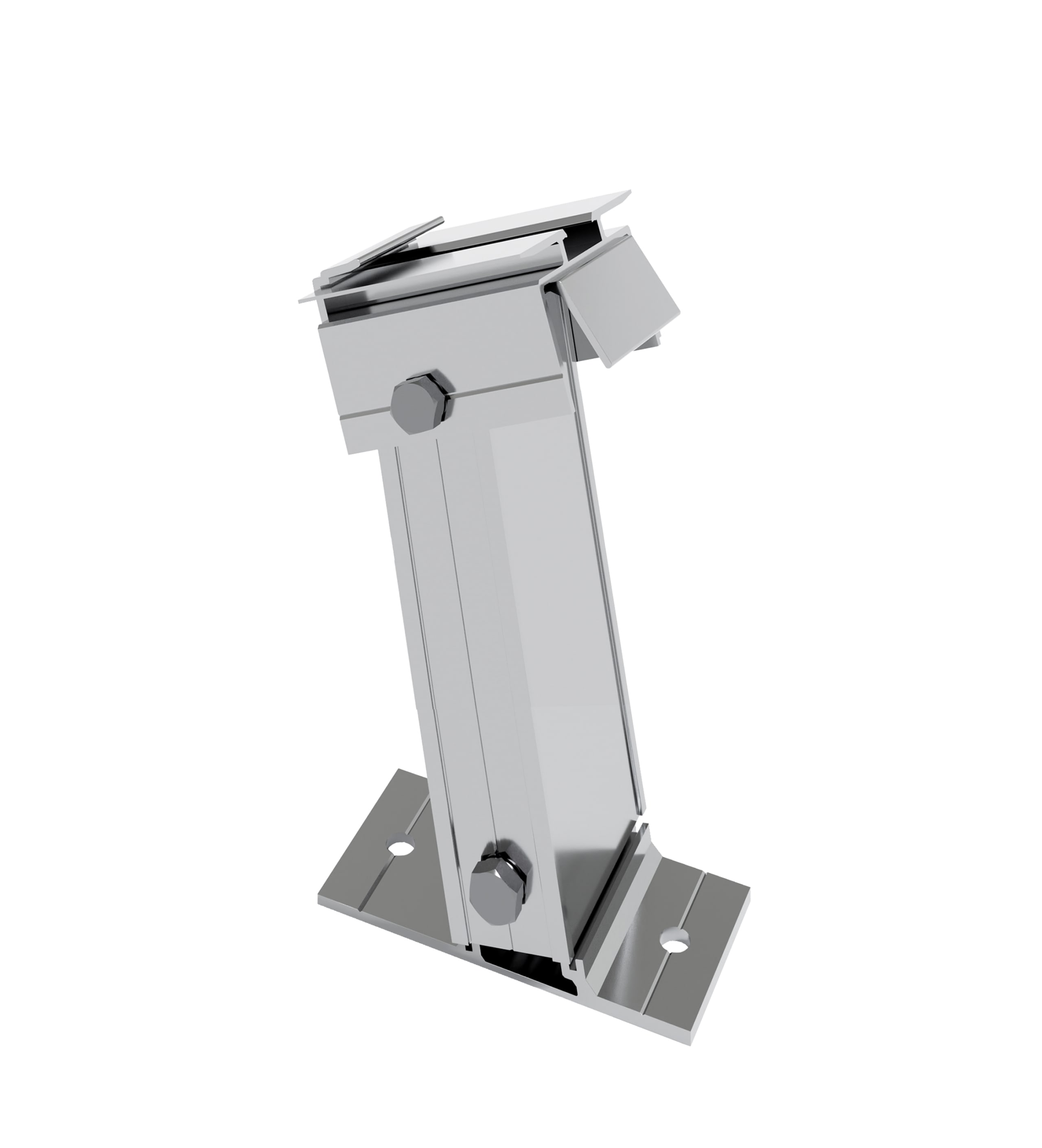 CONTACT ITALIA SRL - IICKQF0005000S Supporto posteriore 5° SPIDER in lega di alluminio per strutture fotovoltaiche su tetti piani