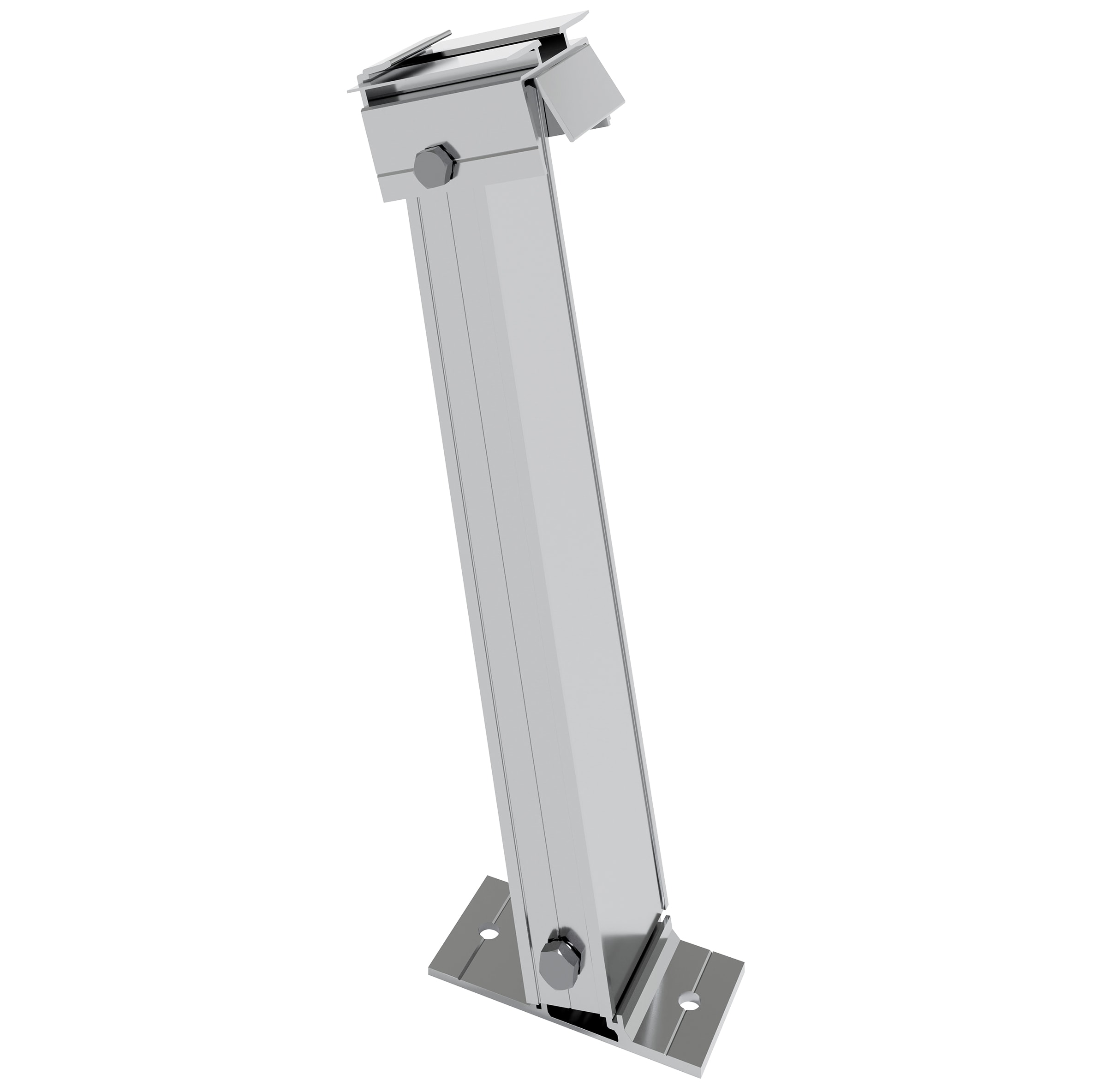 CONTACT ITALIA SRL - IICKQF0015000S Supporto posteriore 15° SPIDER in lega di alluminio per strutture fotovoltaiche su tetti piani