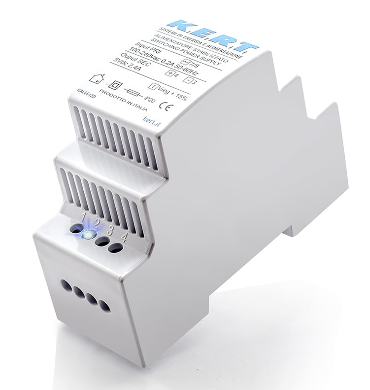 K.E.R.T. SRL - KRTKAL1225D ALIMENTATORE SW DIN115/230VAC 12VDC 1,9A