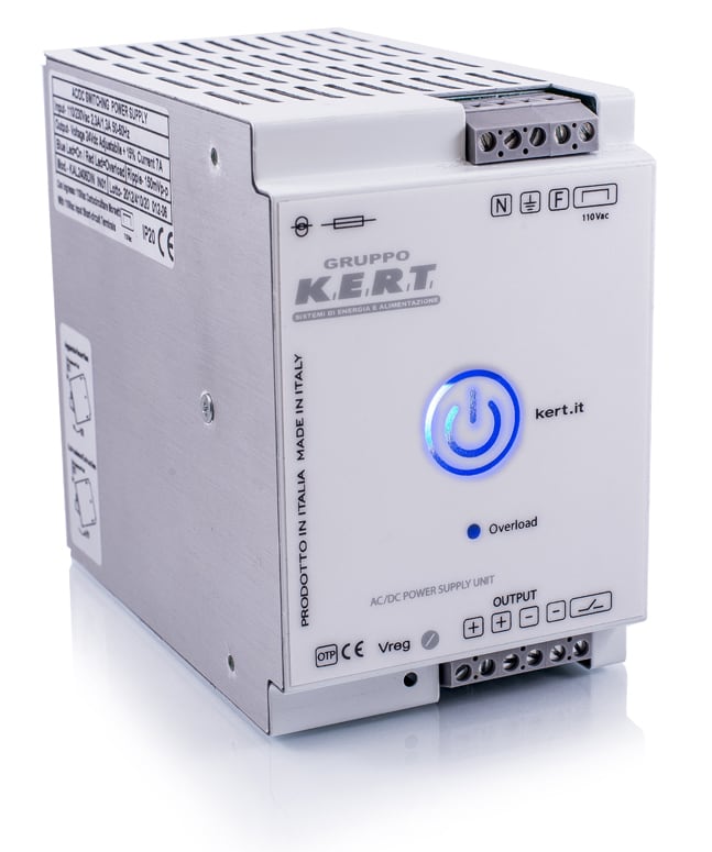 K.E.R.T. SRL - KRTKAL2406DIN ALIMENTATORE SW DIN115/230VAC 24VDC 7A
