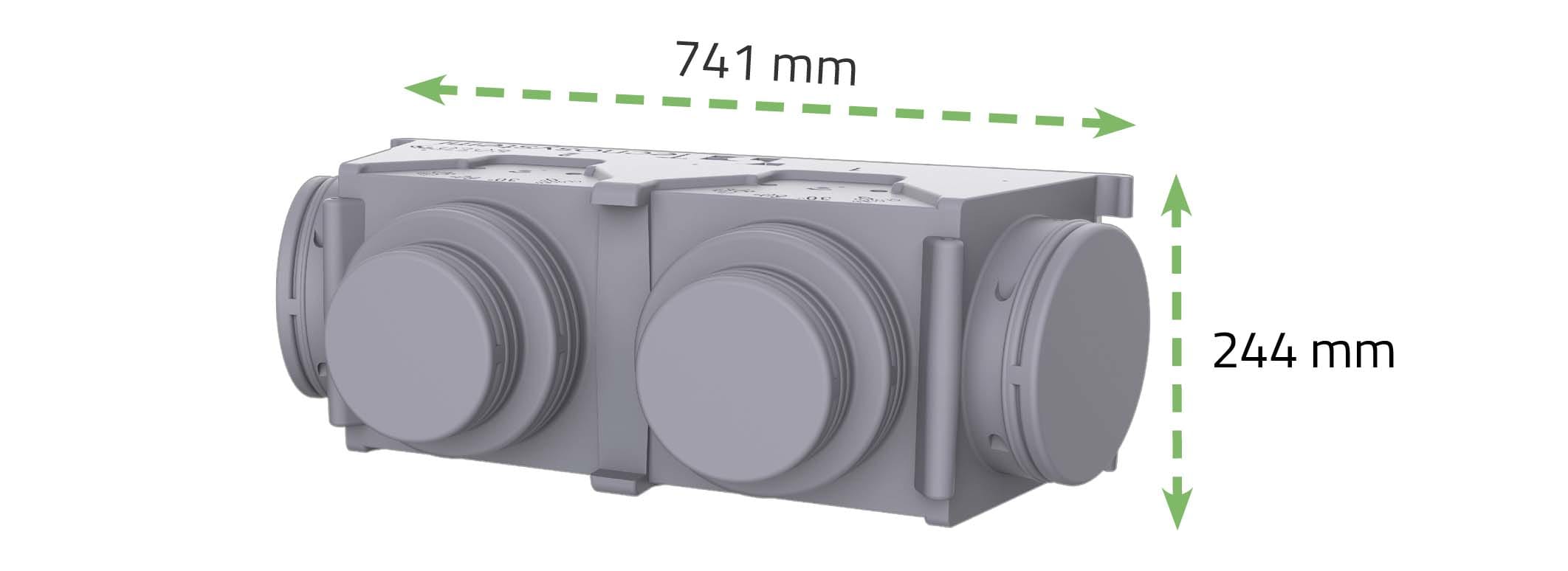 TECNOSYSTEMI SPA SOC - TNSPWD300718 KIT SVELTO 4 ZONE D200 PLENUM EOLO BOC