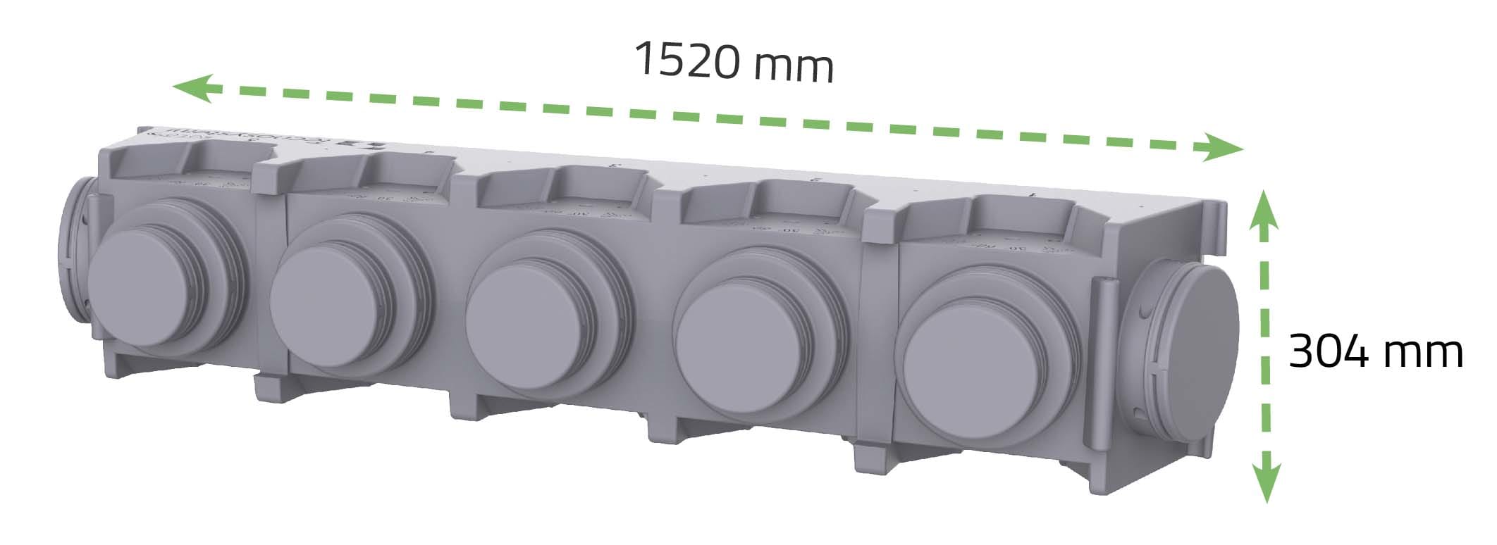 TECNOSYSTEMI SPA SOC - TNSPWD300800 KIT SVELTO 3 ZONE D200 PLENUM EOLO BOC