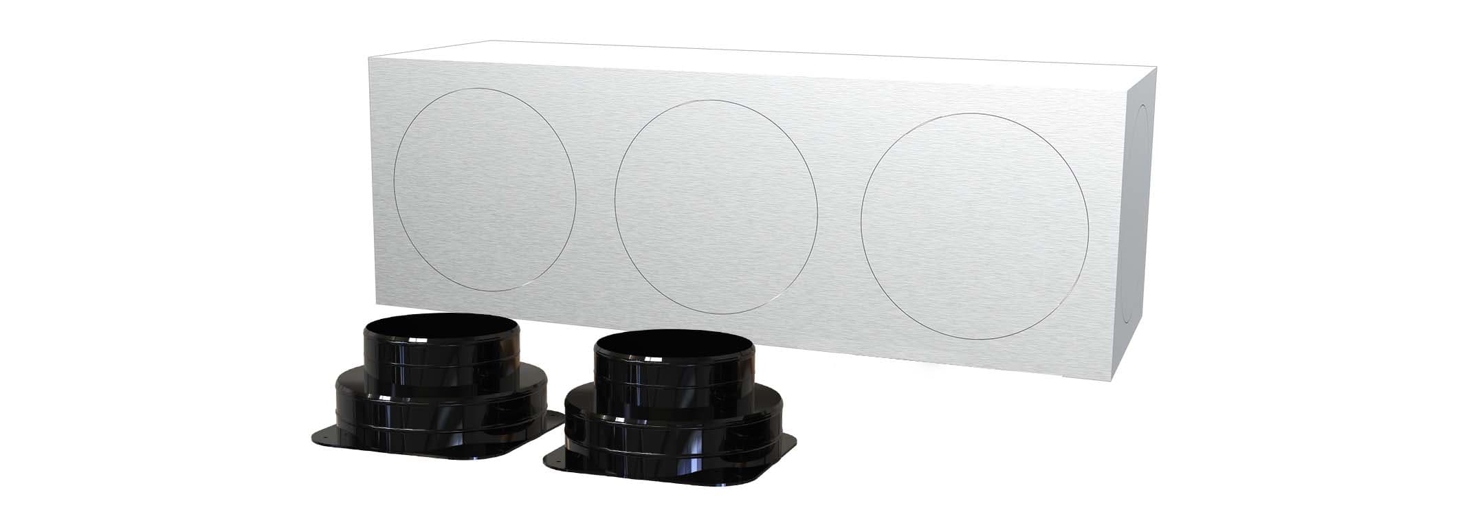 TECNOSYSTEMI SPA SOC - TNSPWD301065 KIT SVELTO 2 ZONE D200 PLENUM IN LAMIER