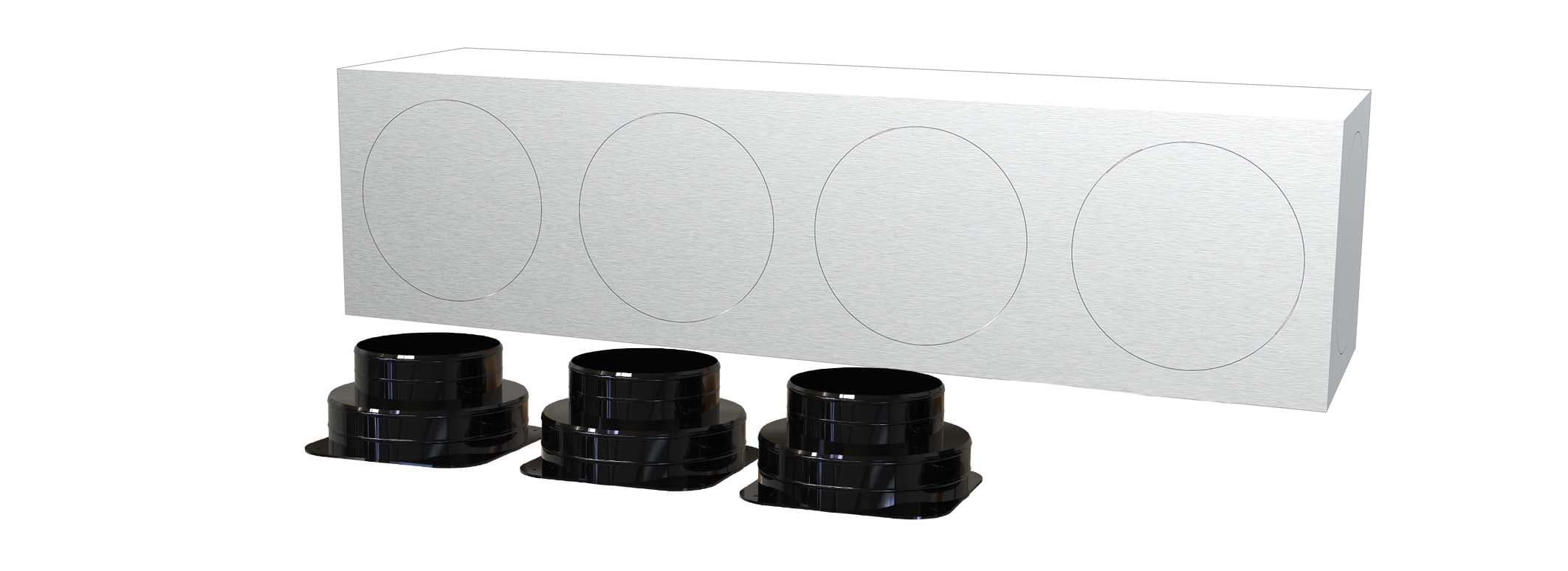 TECNOSYSTEMI SPA SOC - TNS11166913 KIT SVELTO 3 ZONE D150 PLENUM IN LAMIER