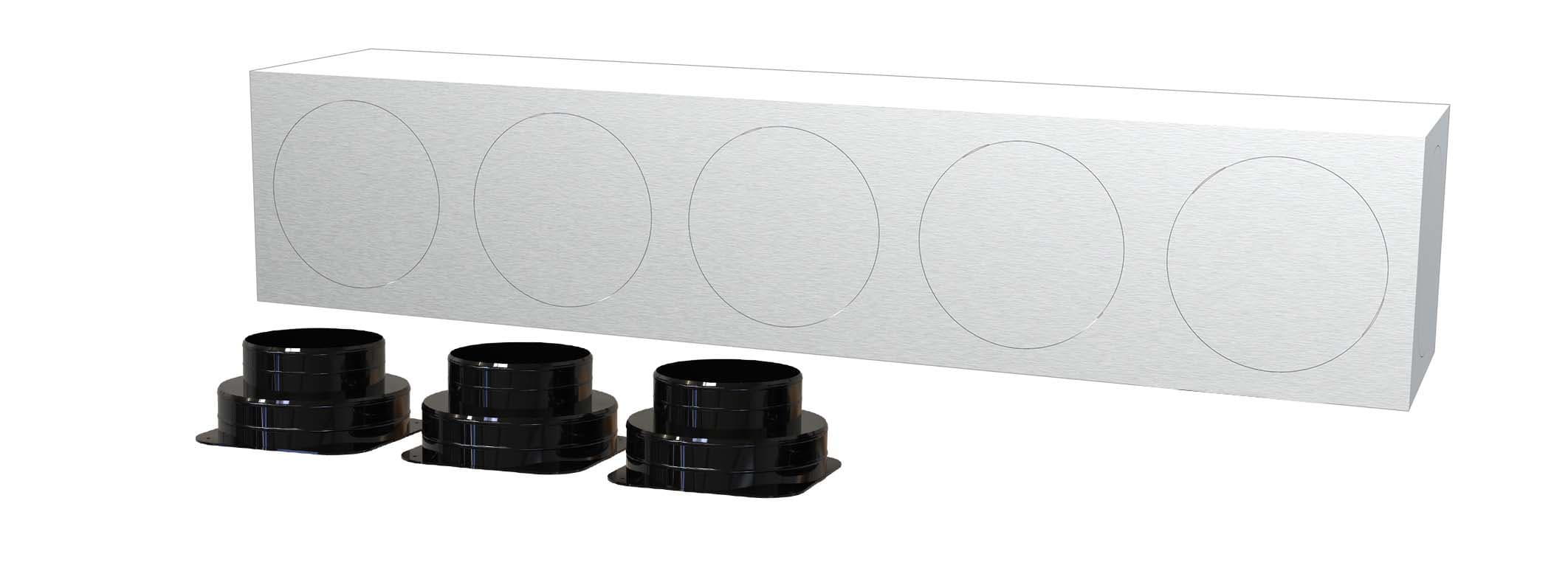 TECNOSYSTEMI SPA SOC - TNSPWD300597 KIT SVELTO 3 ZONE D200 PLENUM IN LAMIER