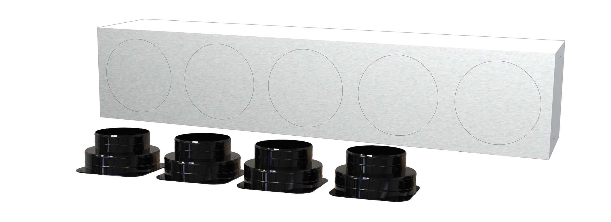 TECNOSYSTEMI SPA SOC - TNSPWD300446 KIT SVELTO 4 ZONE D150 PLENUM IN LAMIER