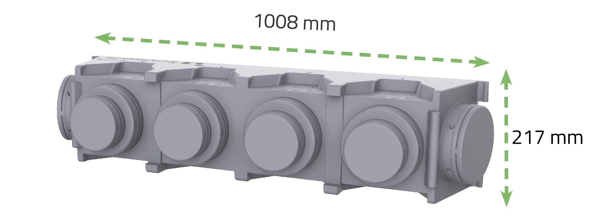 TECNOSYSTEMI SPA SOC - TNSPWD300214 KIT SVELTO 2 ZONE D150 PLENUM EOLO MINI