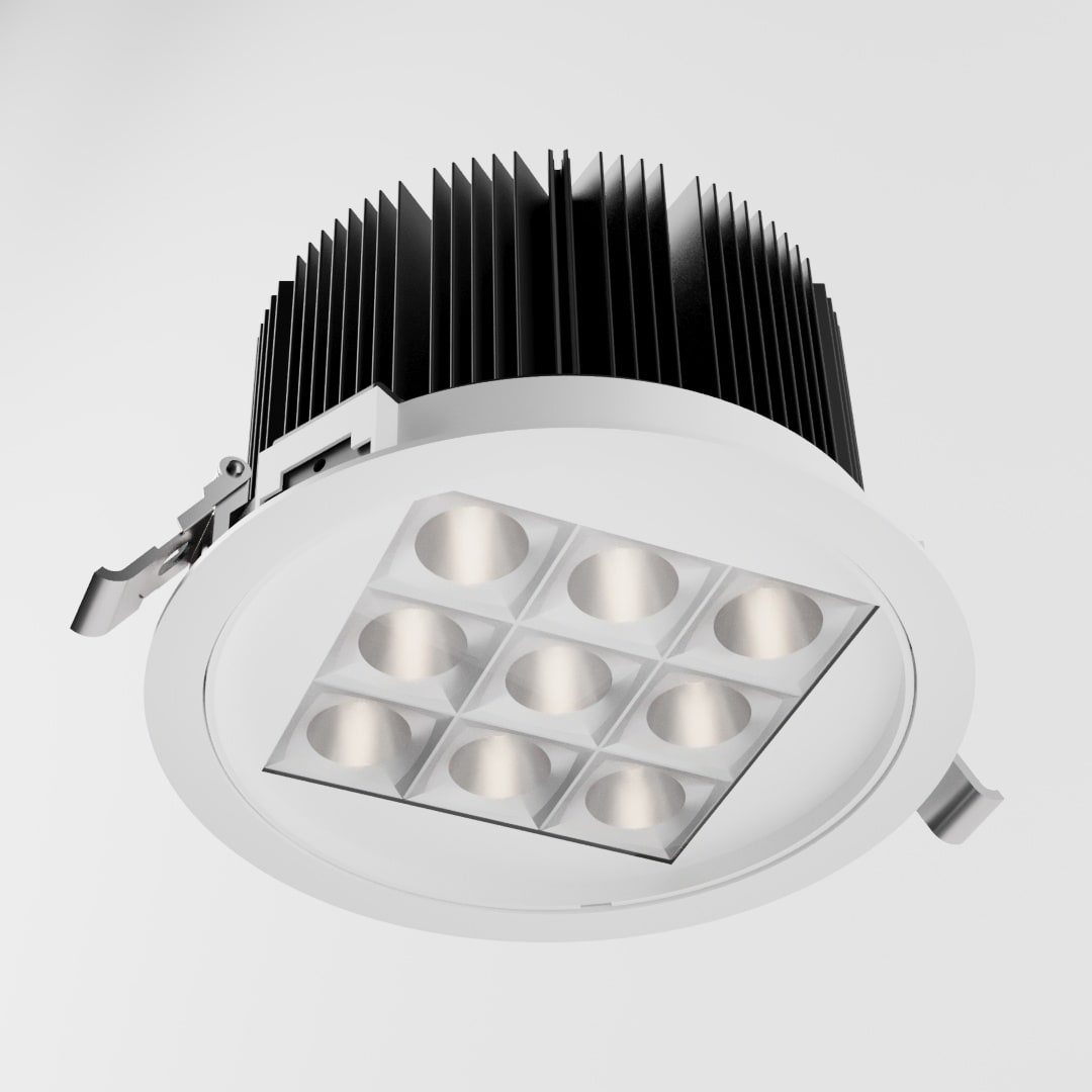 SIDE SPA - SDEKT5850LBNAS RULED T20 9 LED PLUS DIAM.190MM 47W 2799