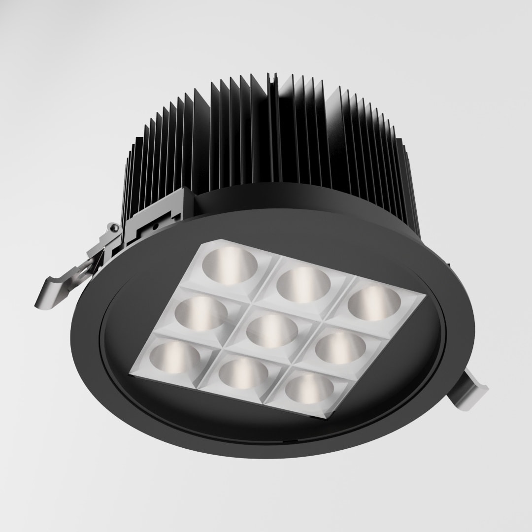 SIDE SPA - SDEKT5851LBCAE RULED T20 9 LED PLUS DIAM.190MM 47W 3836