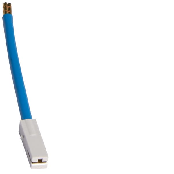 HAGER - HAGKZ004 CONNETTORE DA L120MM 63A BLU