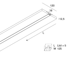 NOVALUX SPA - NOX101801.99 Profilo lineare per strip LED, tagliabile in opera, in lastra di cartongesso con profilo di alluminio integrato. Garanzia 5 anni.
