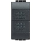 BTICINO - BTIL4036 LIVING INT - DOPPIO PULSANTE 1P NO 10A