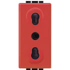 BTICINO - BTIL4180R LIVING INT - PRESA BIPASSO 2P+T ROSSA
