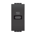 BTICINO - BTIL4192AC LL - CARIC. USB A+C 1M ANTRACITE 20W PD