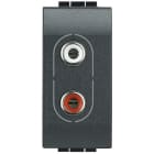 BTICINO - BTIL4281 LIVING INT - PRESA AUDIO RCAX2