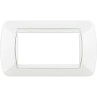 BTICINO - BTIL4804BI LIVING INT - PLACCA 4P BIANCO
