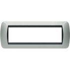 BTICINO - BTIL4807AL LIVING INT - PLACCA 7 POSTI ALLUMINIO