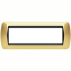 BTICINO - BTIL4807OR LIVING INT - PLACCA 7 POSTI ORO VERO