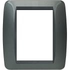 BTICINO - BTIL4826AC LIVING INT - PLACCA 3+3 POSTI ACCIAIO SC