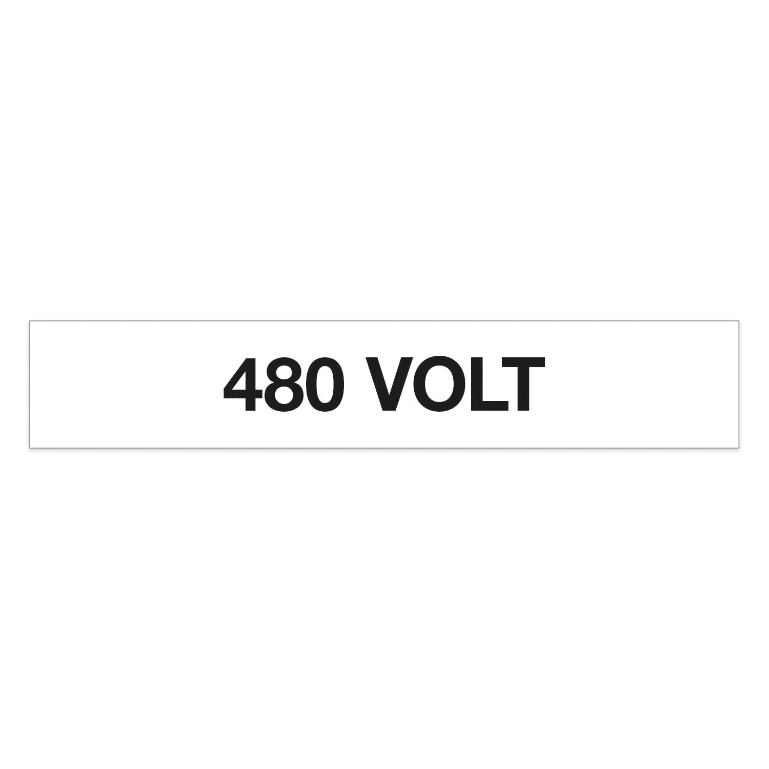GRAFOPLAST SRL - GRALA12561F1 480 VOLT VINILE ADESIVO 68X12MM 44PZ/FG