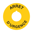 GRAFOPLAST SRL - GRALA50010F1F TONDA ARRET D URGENCE VINYL ADD60 12PZ