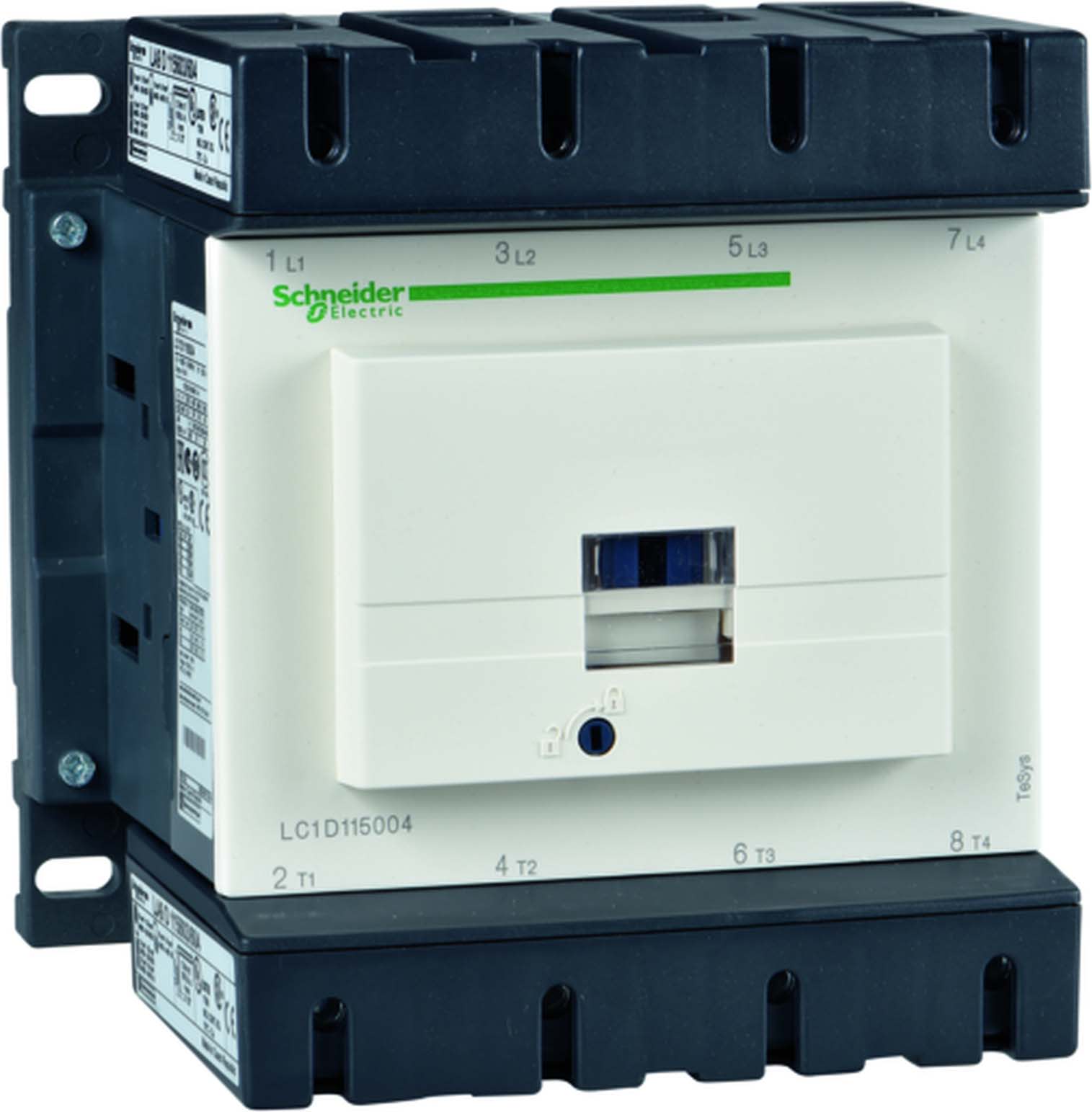 SCHNEIDER ELECTRIC - SNRLC1D115004M7 Contattore TeSys LC1D - 4 poli - AC1 440V 200 A - 220 V AC
