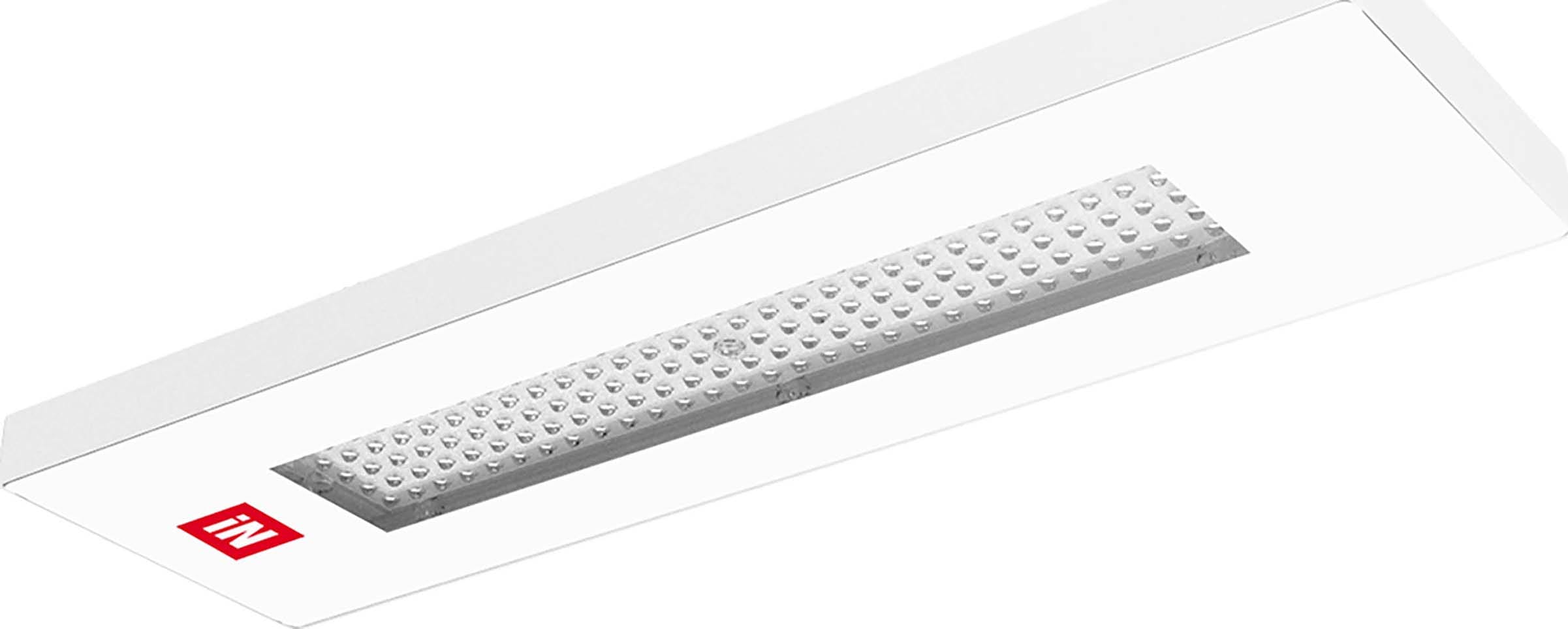 PERFORMANCE IN LIGHT - PRI3101754 LED-Campane industriali 4000K 52W statica Emergenza 1h Ottica simmetrica extra diffodente