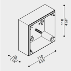 LOMBARDO - LOMLB1300001 BOX DERIVAZIONE KOBO NERO