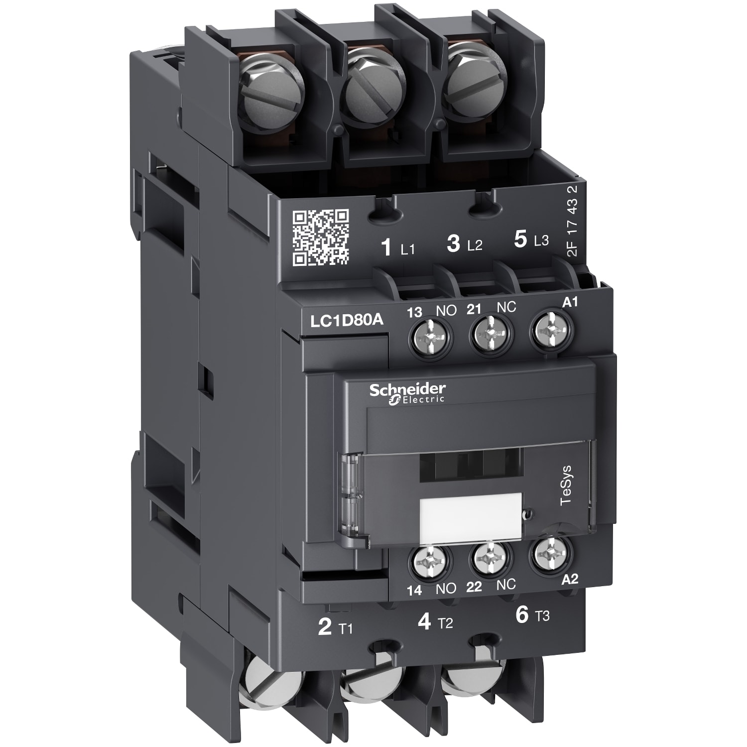 SCHNEIDER ELECTRIC - SNRLC1D80A6LE7 CONTATTORE 80A 48VACCAP OC