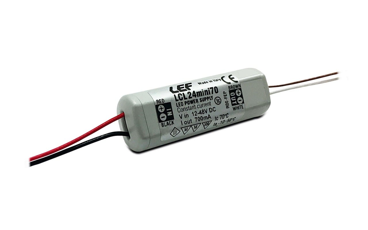 LEF LIGHTING SRL - LEFLCL-24MINI35 CONV. TENSIONE-CORRENTE 350MA 12-24V