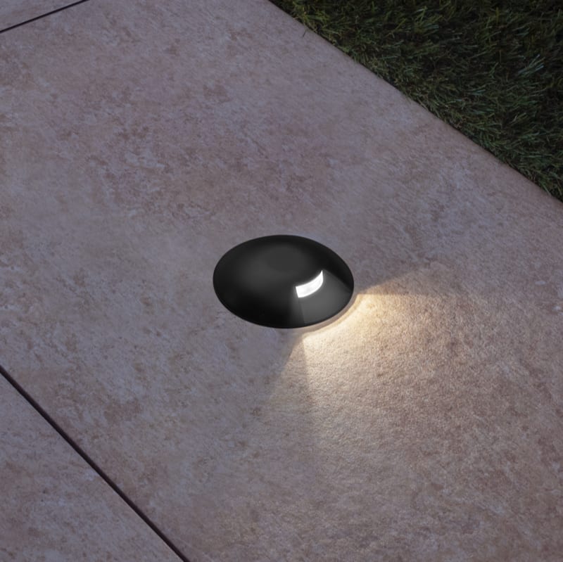 CENTURY ITALIA SRL - CUYARGOC-1NE CALPESTABILE LED ARGO COVER 1 LUCE NERO