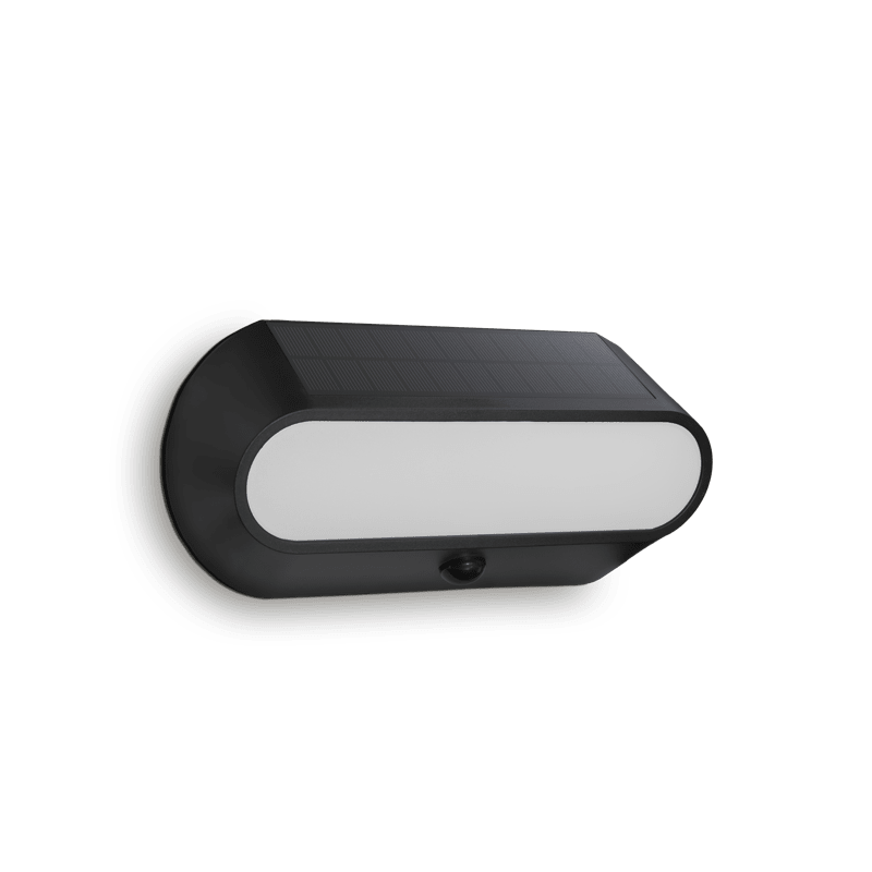 CENTURY ITALIA SRL - CUYAUONE-052540 APPLIQUE LED SOLAR AURA OVALE NERA