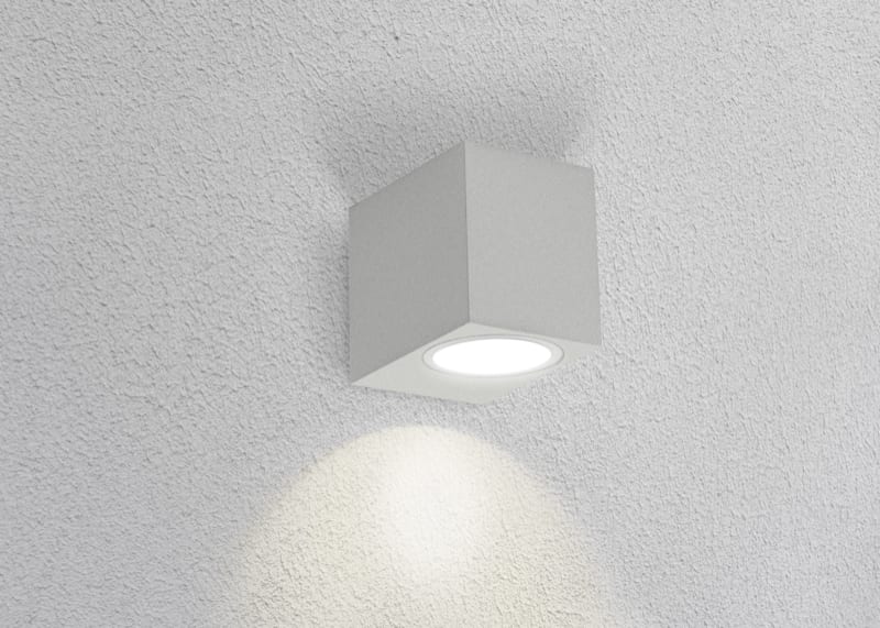 CENTURY ITALIA SRL - CUYAXO-1GU10SG APPLIQUE LED AXO QUADRATA MONODIREZ. GR