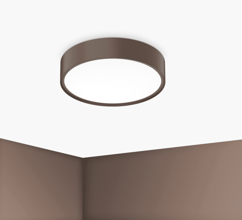 CENTURY ITALIA SRL - CUYBCL-1730CO PLAF. BLANCA LUXE 300MM CORTEN