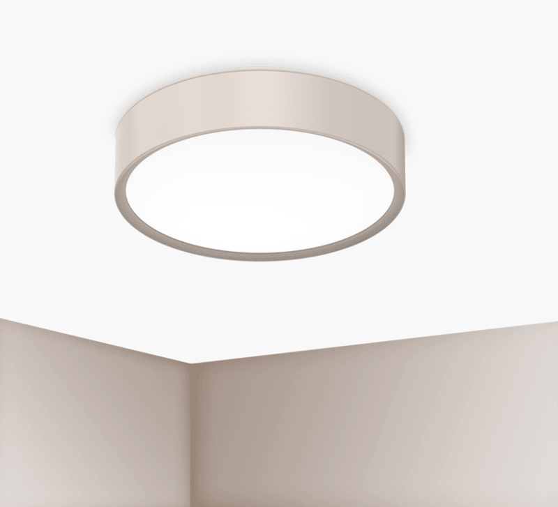 CENTURY ITALIA SRL - CUYBCL-2440SA PLAF. BLANCA LUXE 400MM SABBIA