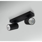 CENTURY ITALIA SRL - CUYENSN-2GU10 FARETTO SOFFITTO ENFASI SQUARE NERO