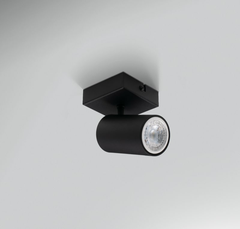 CENTURY ITALIA SRL - CUYENSN-GU10 FARETTO SOFFITTO ENFASI SQUARE NERO