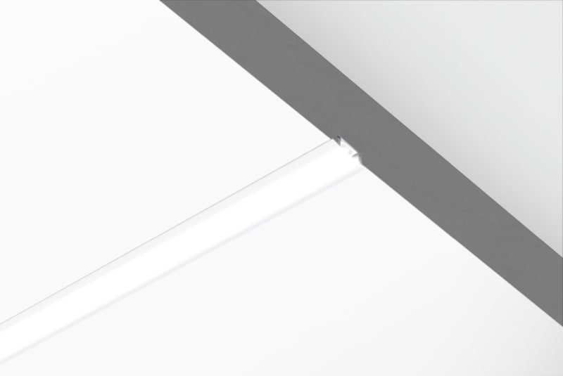 CENTURY ITALIA SRL - CUYKPRI-2508B PROFILO IN ALLUMINIO - INCASSO - BIANCO