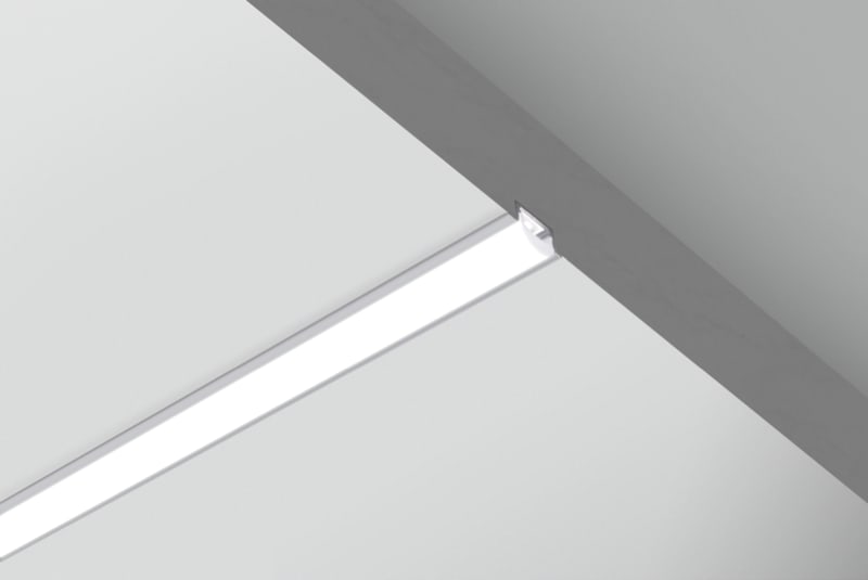 CENTURY ITALIA SRL - CUYKPRI40G-2413 PROFILO IN ALLUMINIO - 40° - COVER OPALE