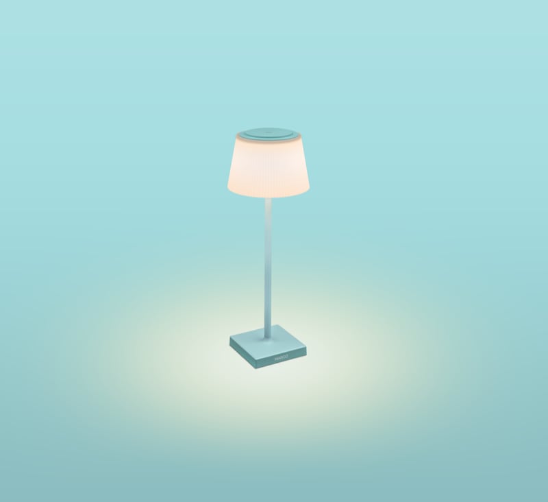CENTURY ITALIA SRL - CUYMRGTU-043830 LAMP. DA TAVOLO MARGO RICAR. TURCHESE