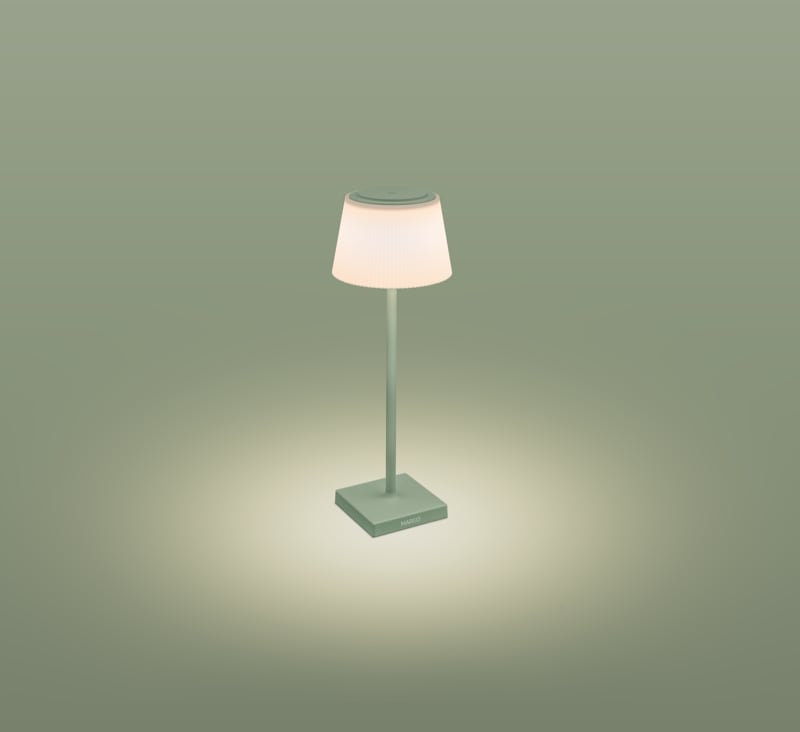 CENTURY ITALIA SRL - CUYMRGVE-043830 LAMP. DA TAVOLO MARG RICAR. VERDE SALV
