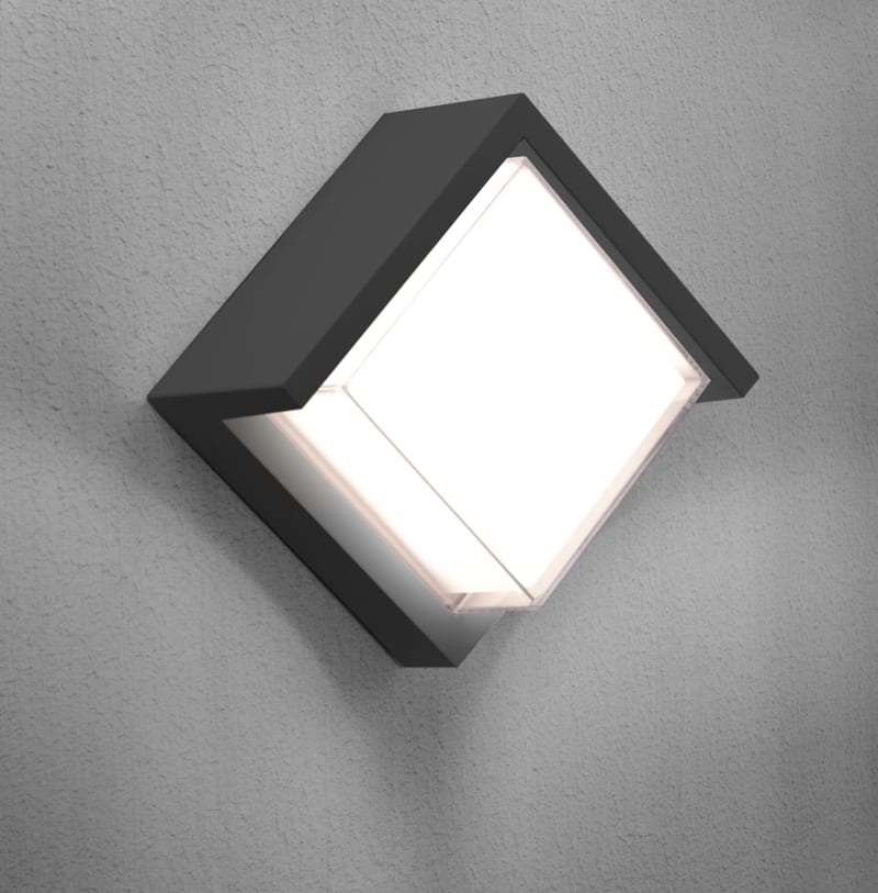 CENTURY ITALIA SRL - CUYPACGR-101630 PLAFONIERA LED PURA CUBE ANTRACITE