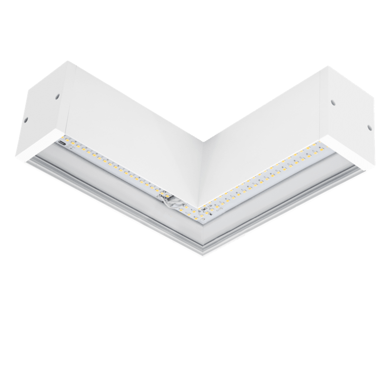 CENTURY ITALIA SRL - CUYPRIS-LDXBI PLAF. LINEARE PRISMA CONN. L DX BIANCA